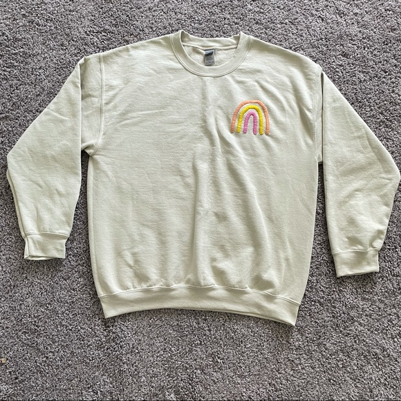 Rainbow Embroidered Sweatshirt - Picture 4 of 8